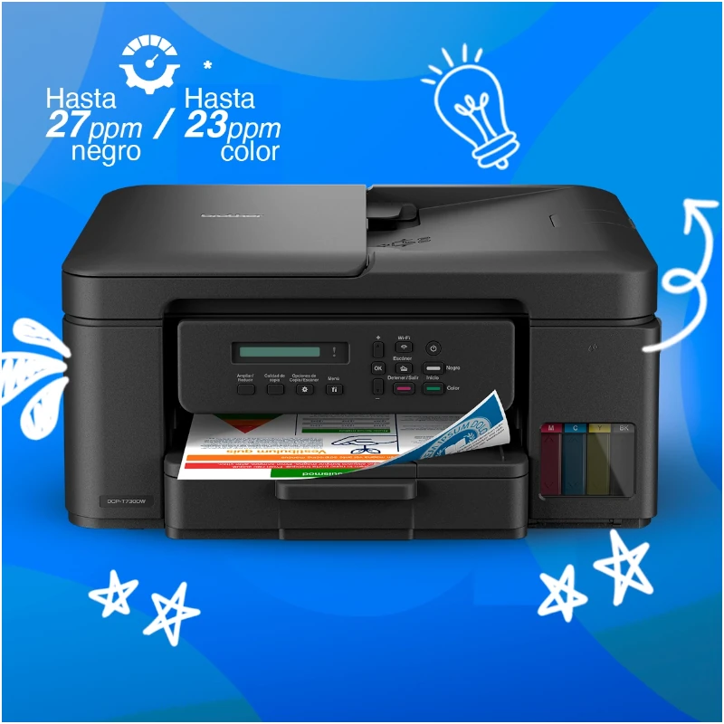 IMPRESORA BROTHER T730DW 2026 / WIFI / COPIA LEGAL OFICIO