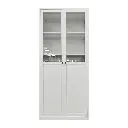 2 PUERTAS VIDRIO BLANCO