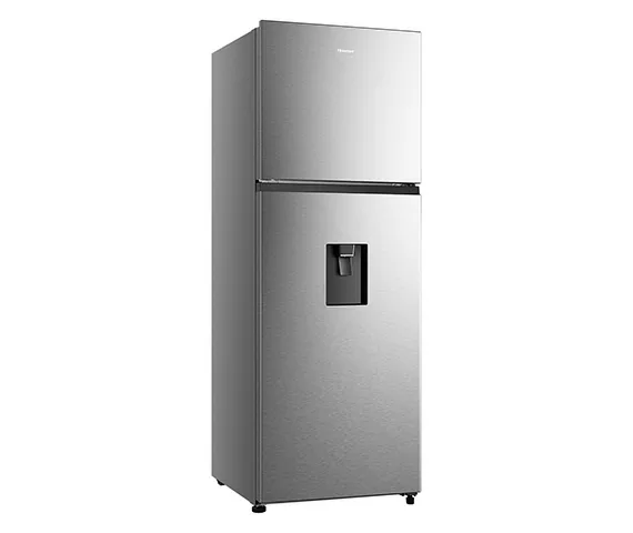 REFRIGERADORA HISENSE TOP MOUNT / 11 PIES / NO FROST / INOX / 2 PUERTAS / RT11N6WKX1