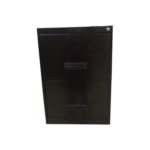[CNT-327-9-NG] ARCHIVO 2 GAVETAS COLOR NEGRO ( 0.46*0.59*0.71 mt)