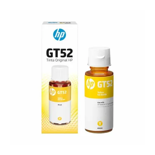 [190780132562] TINTA HP GT52 AMARILLO
