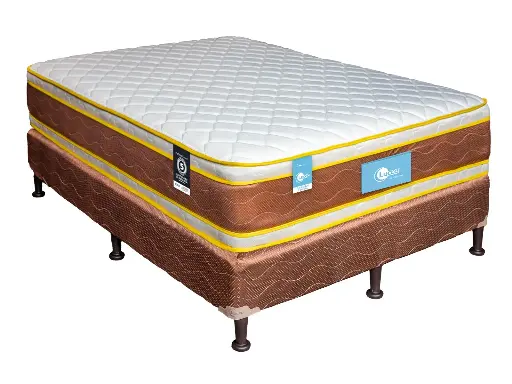 [314-12] CAMA KING ZIZE LUCCA DOBLE TOPCEL