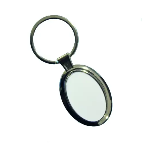 [7427230028179] LLAVERO OVALADO P/SUBLIMINAR METAL